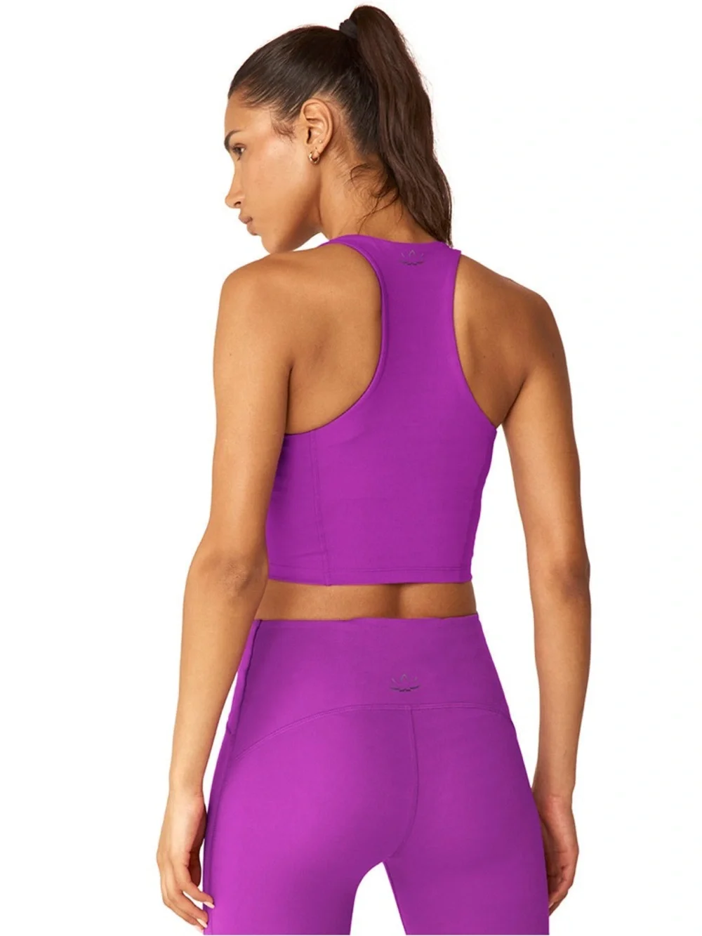 Beyond Yoga POWERBEYOND™ Intensity Racerback Cropped Tank - Picture 3 of 7